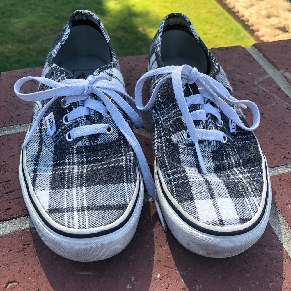 Plaid Vans